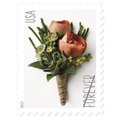United States Postal Service Usps Forever Stamp Celebration Corsage And