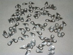 100 Aircraft Grade Copper Tinned Non-Insulated Ring Tongue Terminals Lug 16 AWG
