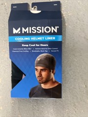 Mission Cooling Skull Cap Or Helmet Liner Black One Size Fits Most