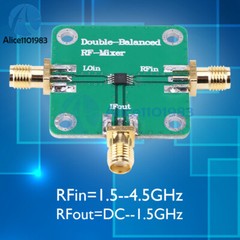 1-5PCS Microwave RF Dual Balanced Mixer 1.5-4.5GHz Input 1.5GHz Output Converter