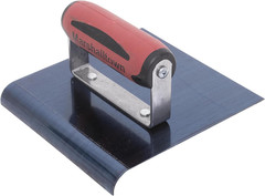 Straight Concrete Edger, 6 X 6 Blue Steel Blade, 1/2 Lip X 3/8 Radius, Made in t