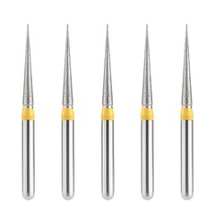JMU Dental Diamond Burs Needle Type FG 859 5Pcs/Box Extra Fine/Medium Grit