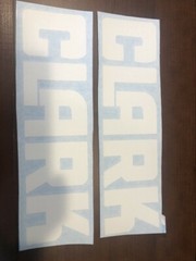 Clark Forklift Decal part # 3798346 16 ” white vinyl Qty 2 will be shipped