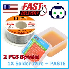 63/37 Rosin Core Solder 0.6mm Diameter Soldering Flux Wire 100g 90ft