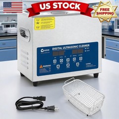 3L Ultrasonic Cleaner with Digital Timer & Heater, 40kHz Professional Ultrasonic