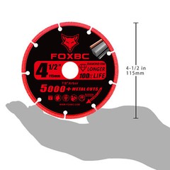 4.5 in. Diamond Metal Cut-Off Wheel -3 Pack