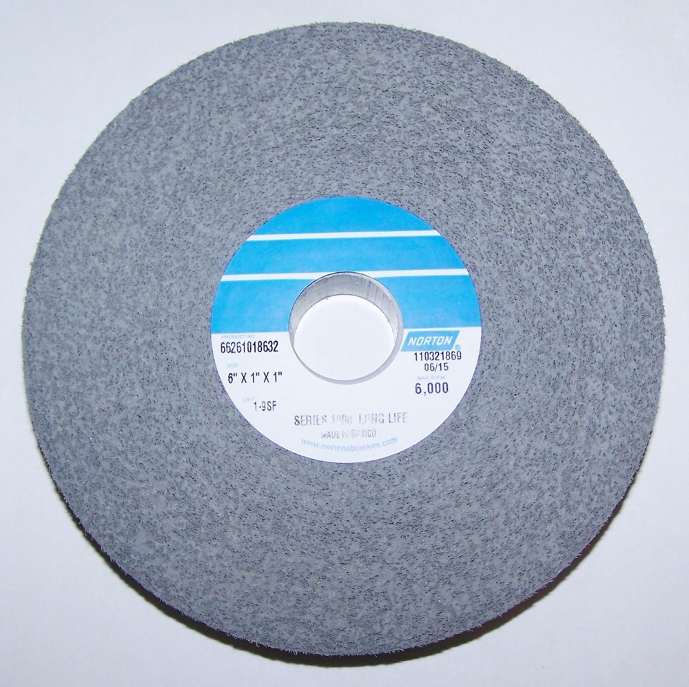 Norton 6″x1″x1″ Long Life Series Convolute Bench Wheel – 66261018632