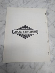 BRIGGS STRATTON 130200 TO 130299 ILLUSTRATED PARTS LIST MANUAL CATALOG BOOK 1987