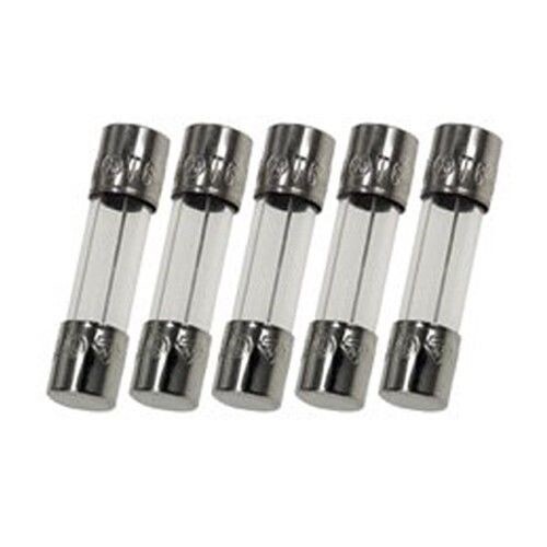 5x BUSSMANN/SCHURTER, GMA 4A 250V Fast Blow GLASS fuses, 5X20mm, F4A, 4 Amp
