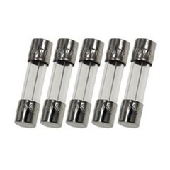 5x BUSSMANN/SCHURTER, GMA 4A 250V Fast Blow GLASS fuses, 5X20mm, F4A, 4 Amp