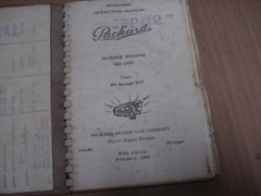 1944 Packard Marine Engine 4M-2500 Types W8 through W17 Operating Manual