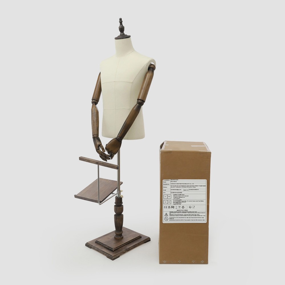 Male Clothing Display Rack Store Male Clothing Display Props Height Adjustable