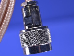 6′ Amphenol TNC Male to N-Type Male Adapter RG-58/U Cable Connector >11GHz