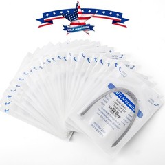 Dental Ortho Braces Super Elastic Niti Ovoid Form Rectangular Arch Wires Rectang