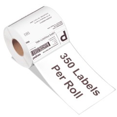 350 Labels/Roll 4″ x 6″ Thermal Shipping Labels Self Adhesive Blank Label Paper