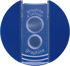 STAEDTLER Manual Pencil Sharpener Blue/Silver (512 001 BK 03)