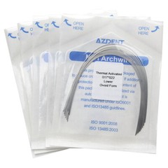 10X Dental Orthodontic Heat Thermal Activated Niti Arch Wire Rectangular AZDENT