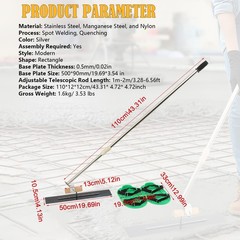 Concrete Trowel Cement Surface Smoothing Tool w/ Long Handle Concrete Tools
