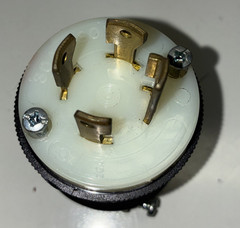Hubbell HBL2731 Twist-Lock Plug 30A 3-Phase 480VAC NEMA L16-30P NOS No Box