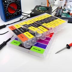200 Diode Assortment Kit 20 Types Rectifier Schottky Zener 1N4001 1N4007 1N4148