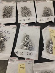Molar Bands. Dental, Stainless, Various Sizes 300+ Count (Z13)