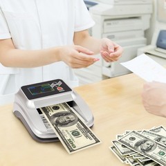 Money Counter Machine – USD Bill Detector, Counterfeit Checker W/ LCD Display