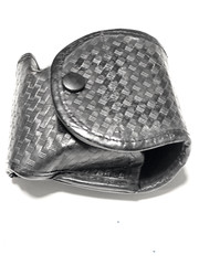 Basketweave Handcuff Holster Uncle Mike’s One Piece Design