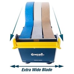 Excell Heavy Duty Steel Desk Tape Dispenser (3″ Wide) Padded Foam Base