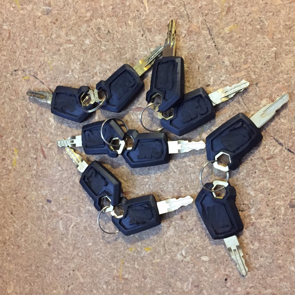 10 pc 5P8500 5P-8500 KEYS Heavy Equipment Ignition Loader Dozer fits Caterpillar