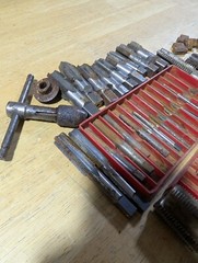 RUST DAMAGE Tap Die Parts Toledo Vermont Ridgid Pipe More Than 50 Pieces