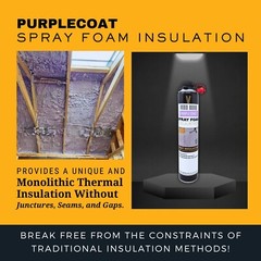 Vega Bond Purplecoat Single Component Spray Foam Insulation 24-Pack Set-480BF