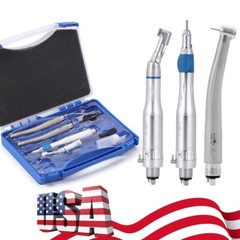 Dental PANA MAX E-Type Push Button High&Low Speed Handpiece Kit 4Holes