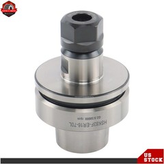 HSK63F-ER16A 70mm Projection Collet Chuck Tool Holder G2.5 30k RPM CNC machine