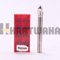 45 Degree Chamfering Milling Cutter 1 Flute With Carbide Inserts TCMT110204