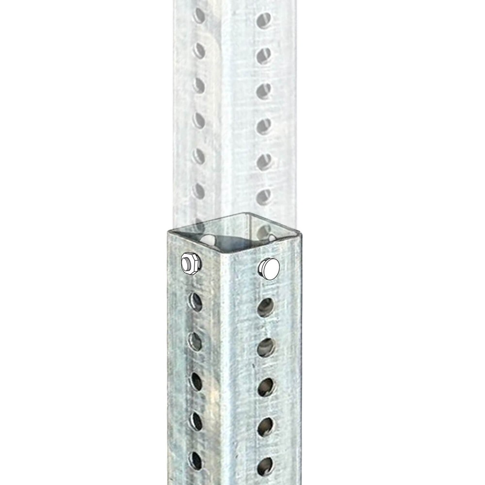 Sandbaggy 3 ft Breakaway Square Sign Post Base (Hot Dipped Galvanized)