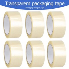 6-72pcs rolls 2″x75 yds shipping packaging clear tape express Official UL