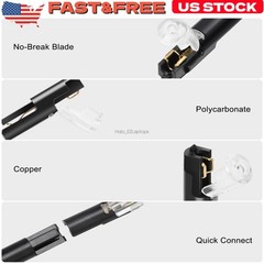 Plug-In Quick Wire Terminal Blocks 80Pcs Reusable Cable Connectors