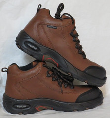 REEBOK MENS TIAHAWK WORK BOOT US 7.5 W (WIDE) BROWN COMP TOE F2413 EH WP NIB