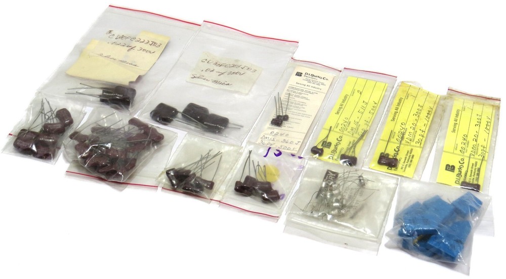 Capacitors – Assortment Grab Bag of Various Mixed Values, New Old Stock – Read