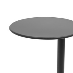 Side Table 22 Inches High Y-shaped Base Circular Top 88 Pounds Capacity Saving
