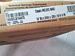 Lenox Welded Bandsaw Blade 14' 8 Long x 3/4" Wide x 10 to 14 TPI 79695