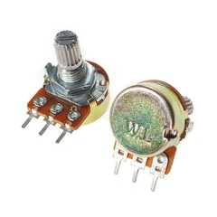 10PCS WH148 Potentiometer Shaft 15mm B1K 2K 5K 10K 20K 50K 100K 500K 1M Ohm 3Pin