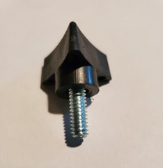 1/4″-20 x 5/8″ Plastic Knob Thumb Screw Tee Wing NEW 10 pack Black 516683