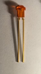 Rare Historic Western Electric LED s Collectible, Heavy GOLD leads NOS Round 3mm