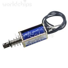 1-10PCS JF-0530B DC12V 300mA 5N/10mm Pull-Push-Type DC Solenoid Electromagnet
