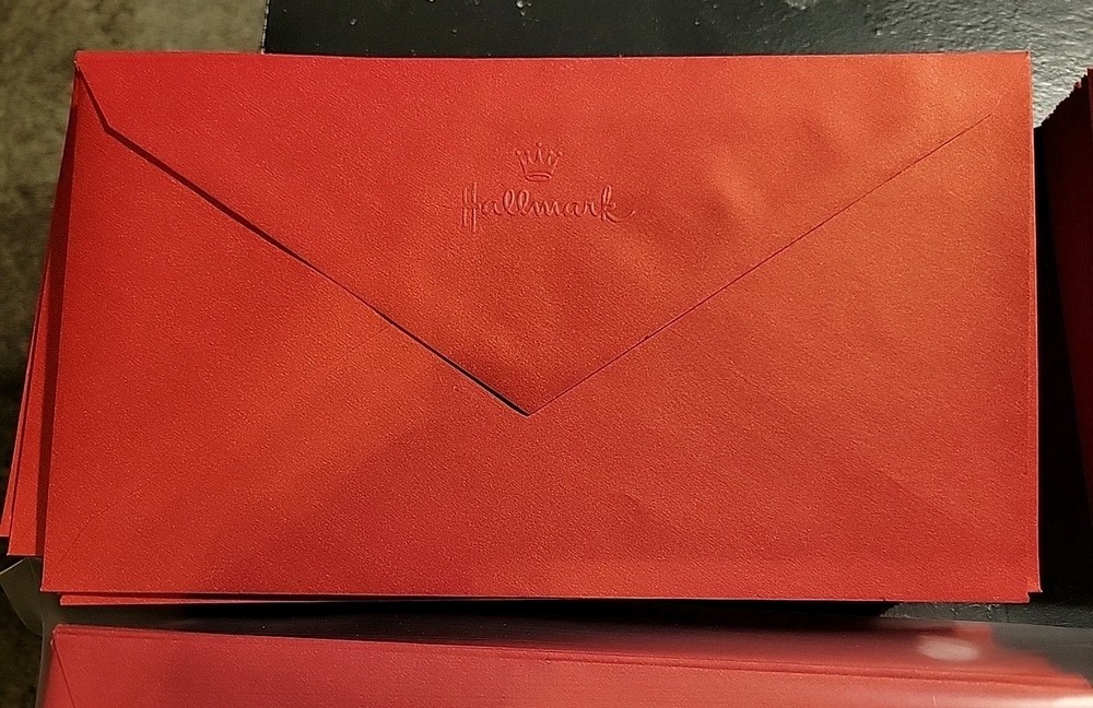50 Pack Red Envelopes 8×4.5 Hallmark Brand