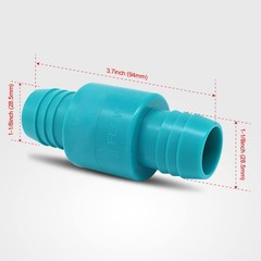 1 1/8 inch Check Valve, Marine Boat Bilge Pump Hose in-line one Small, Green