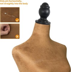 Brown Clothing Mannequin Female, Form 58-67 Inch Height Adjustable Tripod Stand