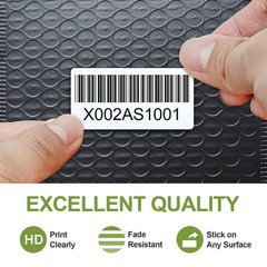Direct Thermal Labels 2×1″ for Barcodes & Shipping – 24 Rolls, 1300 Labels/Roll