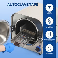 JMU Dental Instruments Identification Tape Autoclavable 10 Colors 0.24″ /0.4”